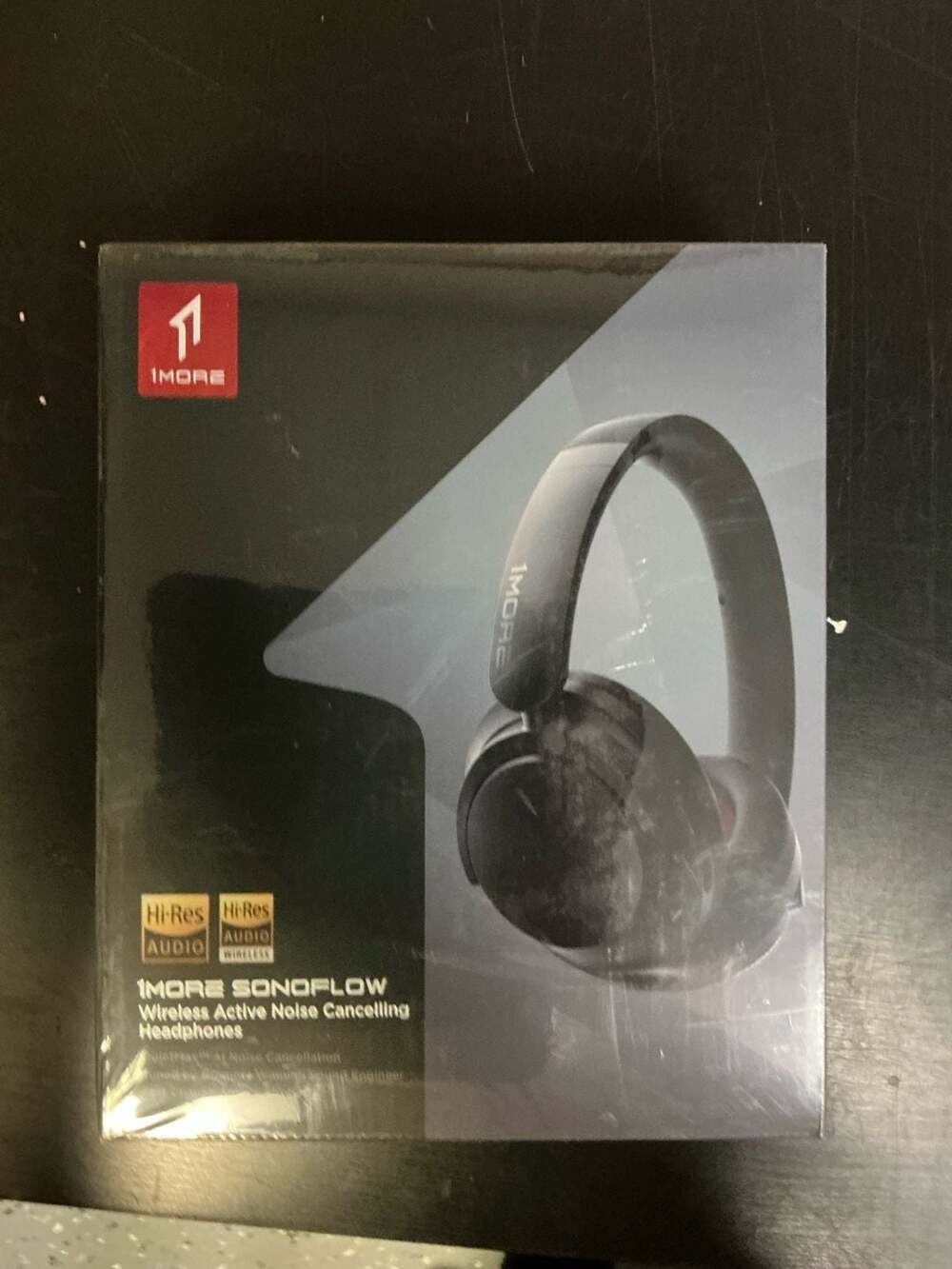 1MORE SonoFlow Wireless Active Noise Cancelling Headphones - Hi-Res Audio, New